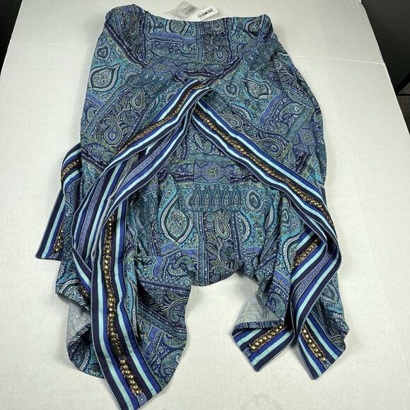 Soft Surroundings Miravelle Kimono Blouse Patchwork Draped Loose Fit Top S/M - Picture 9 of 11